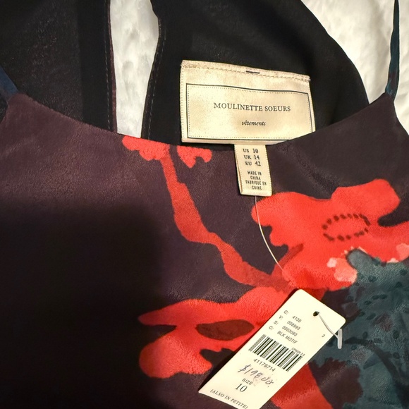 Anthropologie Moulinette Soeurs Cadence printed floral maxi Sz10 - Picture 7 of 8